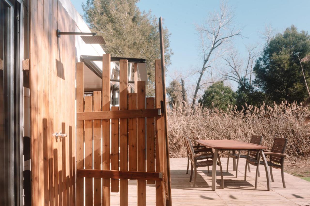 Cooltainer Retreat Sustainable Coastal Forest Tiny House Near Barcelona By Quirkygetaway Villa Castelldefels Buitenkant foto